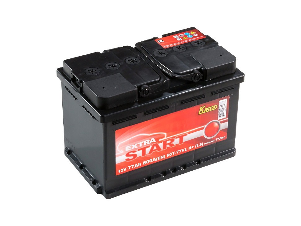 КАТОД EXTRA START 6СТ-77VL R+ (L3)