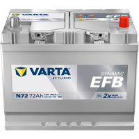 VARTA Dynamic EFB 572 501 076 N72