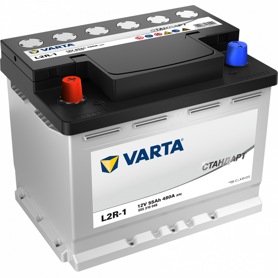 VARTA Стандарт 6СТ-55.1 555310048 L2R-1