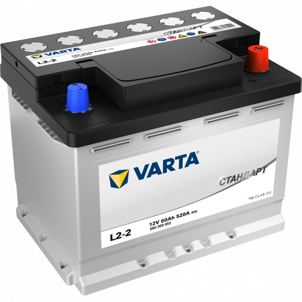 VARTA Стандарт 6СТ-60.0 560300052  L2-2
