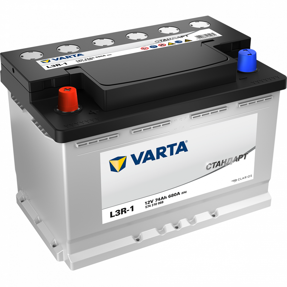 VARTA Стандарт 6СТ-74.1 574310068 L3R-1