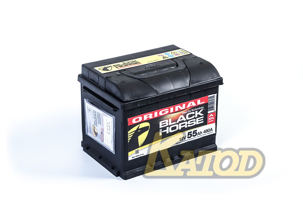 BLACK HORSE 12V 55 Ah +L