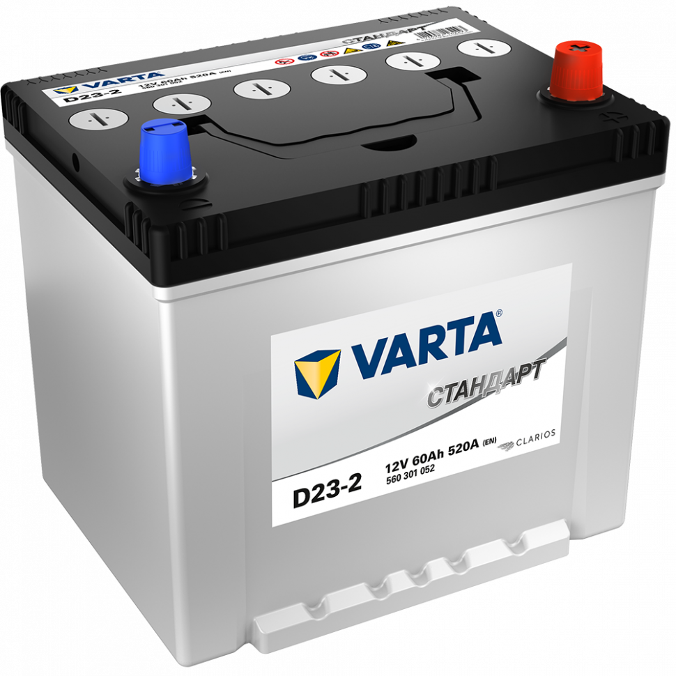 VARTA Стандарт 6СТ-60.0 560301052 D23-2