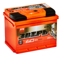 ЗВЕРЬ 6СТ-60EFB ZVEFB 60-3-R