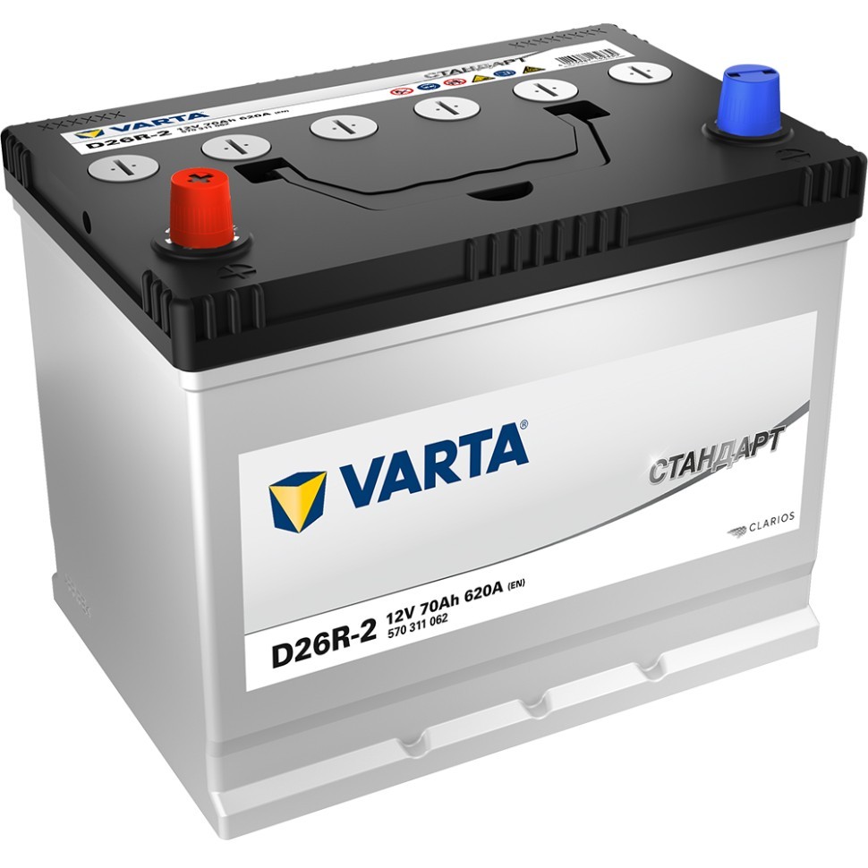 VARTA Стандарт 6СТ-70.0 570301062 D26R-2