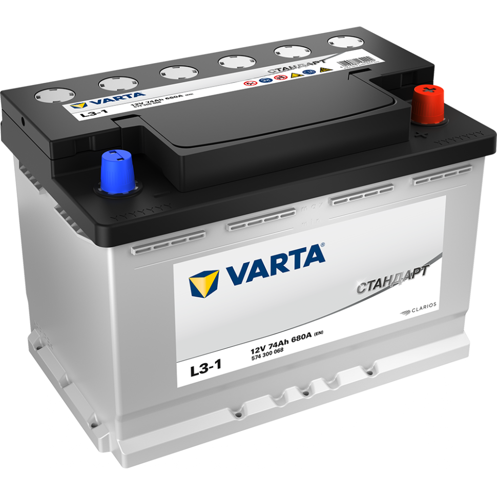 VARTA Стандарт 6СТ-74.0 574300068 L3-1