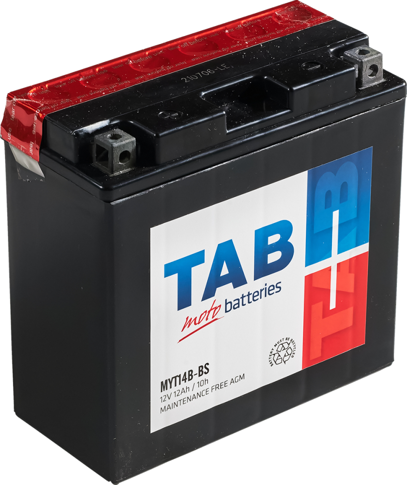 Tab Moto MYT14B-BS AGM