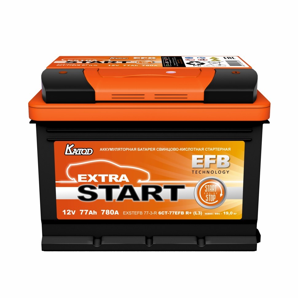 Extra Start EFB 6СТ-77VL-З-R